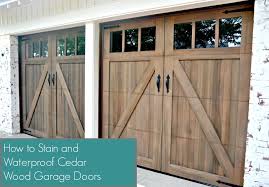 We did not find results for: Serendipity Refined Blog Tutorial How To Stain And Waterproof Cedar Wood Garage Doors