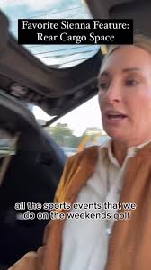 The Sienna features 33.5 cubic feet of cargo space behind the third row,  75.2 cubic feet behind the second row, and 101 cubic feet behind the  first-row seats! All the space you need for family ...