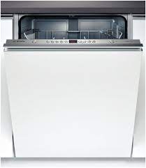 bosch fully integrated dishwasher with aluminium grip handle for handleless look to integrated dishwasher store kitchen appliances fully integrated dishwasher