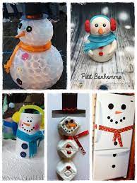 Le calendrier de l'avent façon bonhomme de neige ! 40 Bonhommes De Neige A Fabriquer La Cour Des Petits
