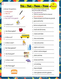 this that these those english worksheet high quality english worksheets