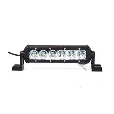 7 5 Inch Led Light Bar Single Row 18 Watt Spot Obsidian Series