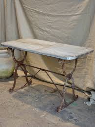 Antique French Rectangular Garden Table With Marble Top French Antiques Garden Table Round Marble Table