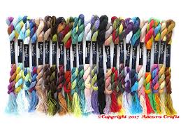 Variegated Embroidery Floss Rainbow 1 Each Of 24 Colors