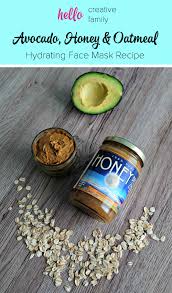 For this mask, make sure to use plain, thick yogurt with active cultures for the ultimate. Avocado Honey And Oatmeal Hydrating Face Mask Recipe Hello Creative Family