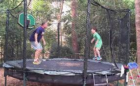 Mums grab a cuppa with your friends whilst the tots play. How To Double Bounce On A Trampoline Gettrampoline Com