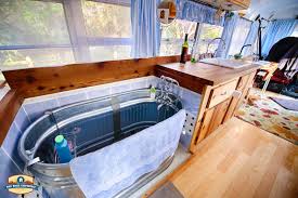 Also since the tub is deep we put a grab bar to assist getting in and out. The 15 Most Glamorous Rv Bathrooms On The Planet Rvshare Com