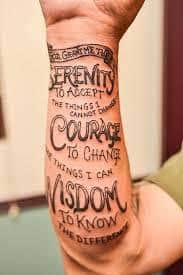Nature looks more magnificent with a small lotus. What Does Serenity Prayer Tattoo Mean Represent Symbolism