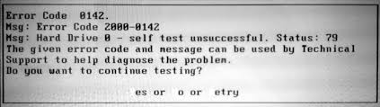 Image result for dst short test error code 0142.