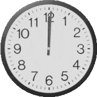 Clock on color wooden plank wall. Clock Gifs Tenor