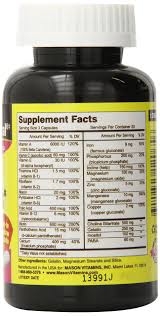 Biotin Vitamins For Hair Skin And Nails Mason Natural Body Hair Skin And Nails Beauty Formula Vitamins 60 Capsule Multivitamin Dietary Supplement With Biotin Vitamins Healthy Hair Health Supplements
