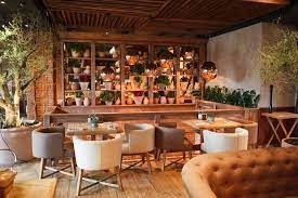 The Color Scheme Consists Of Light Colors Soft Furniture And Lots Italian Restaurant Decor Restaurant Interior Design Wood Italian Restaurant Interior Design