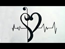 Art beat provides drumming workshops, music therapy, mental health activities and music training for health and social services. How To Draw Music Note Tribal Tattoo With Heart Heart Beat Easy Tattoo For Boys Youtube