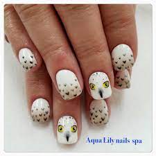 Owl Nails Designs On Acrylic Nails