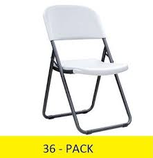 Lifetime Loop Leg Chairs 880155 Contoured Folding Chair White 36 Pack Folding Chair White Granite Chair