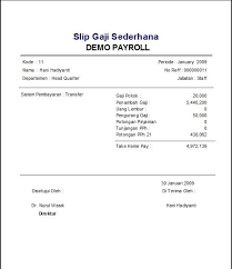 Tiap perusahaan memiliki ciri khas yang khusus dalam mengelola slip gaji. Contoh Slip Gaji Simple Contoh Surat