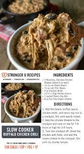 The latest tweets from stronger u fitness (@strongeru). A Stronger U Favorite This Buffalo Chicken Chili Is Super Easy For Bulk Meal Prep Follow Us On Instagram Or The S Macro Friendly Recipes Macro Meals Recipes