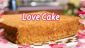 Love Cake Mallika Joseph Food Tube Youtube In 2020 Love Cake Recipe Cake Recipes Cake