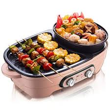 Tq 220v Non Stick Barbecue Meat Griddle Machine 2 In 1 Multifunction Electric Bbq Grill Hot P In 2020 Barbecued Meats Electric Bbq Grill Indoor Grill