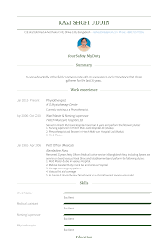 This resume format focuses on your skills rather than limited work history. Physiotherapist Cv Example Sengu