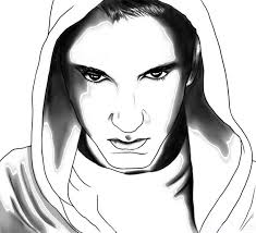 Each printable highlights a word that starts. Coloring Page Famous People Eminem 1