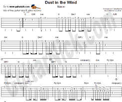 Maybe you would like to learn more about one of these? Dust In The Wind Kansas Easy Guitar Tab Guitarnick Com