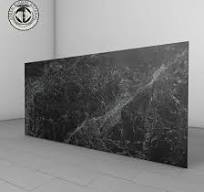 1600X3200 mm Engineered Sintered Stone Big Slab 12 mm Black Large Size  Porcelain Slab for Countertop