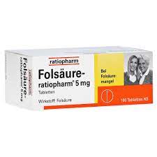 Dann ab dem 4 monat , reichen 400 mg und schaden nicht, kann man bis in die stillzeit nehmen. Folsaure Ratiopharm 5 Mg 100 St Docmorris