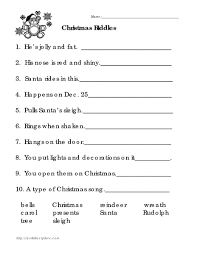 These simple jokes make excellent christmas riddles for kids, and are fun for children of all ages. Free Winter Worksheets Holiday Christmas Riddles For Printable Worksheet Library Test Christmas Riddles Printable Worksheets Worksheets Times Table Quiz Printable Number Pattern Worksheets 5th Grade 11th Grade Math Topics Test Template Free