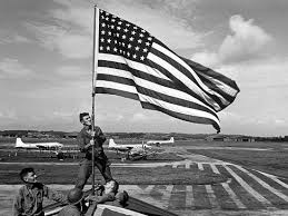 Image macros are only allowed if released by an official agency and the source is provided. Soldiers Raising American Flag At Atsugi Airbase As First American Occupation Forces Arrive Photographic Print Carl Mydans Art Com