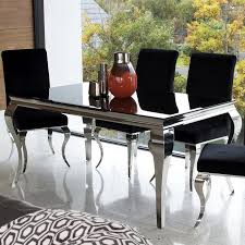 Product title dinner table set tempered glass dining table with 4pcs chairs dining room kitchen furniture average rating: Crewe Dining Table Glamourous Dining Room Dining Room Table Decor Side Chairs Dining