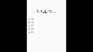 Saya berusaha memperbaiki kelemahan diri sejak lama. Contoh Soal Smart Gma Numerical Bca 2021 Deret Aritmatika Part 1 Youtube