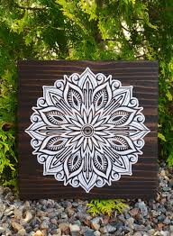 Wood Wall Art Detailed Mandala Modern Mandala Painted Mandala Swirly Mandala Wooden Wall Decor Wood Home Decor Wo Mandala Wall Art Mandala Wood Wall Art
