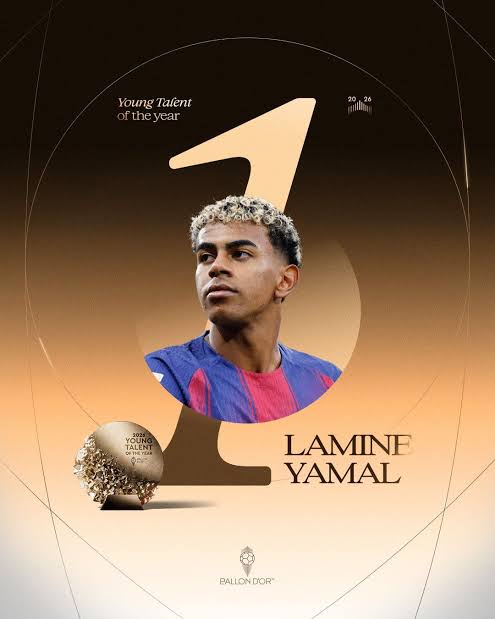 🚨🏆 ¡OFICIAL: LAMINE YAMAL GANA EL TROFEO KOPA! 💎 El español conquista su tercer  Trofeo Kopa consecutivo, convirtiéndose en el mejor jugador joven del mundo  por tercer año seguido. 👑🇪🇸 Lamine Yamal