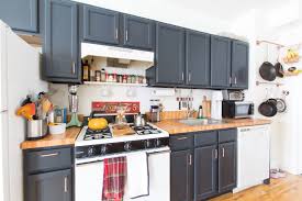 However going for raised or recessed panel work in a striking colour such as dark blue green or black can still work with contemporary kitchen ideas. 16 Best One Wall Kitchens How To Arrange A Kitchen Along One Wall Apartment Therapy