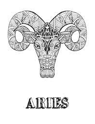 Cool coloring «zodiac sign aries», which you can print on an a4 sheet or color online. Aries Coloring Book With Three Different Styles Of All Twelve Zodiac Including Symbols Signs And Patterns 36 Coloring Pages 8 5 X 11 Zodiac Coloring Book Journals Blank Slate 9781723957567 Amazon Com Books