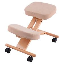This model is a heavy duty time with a carrying capacity of 330lbs.the kneeling and ergonomic design. Casart Ergonomic Kneeling Chair Adjustable Wooden Frame Kneeler Stool Home Office Orthopaedic Posture Chairs Beige Buy Online In Andorra At Andorra Desertcart Com Productid 59013782