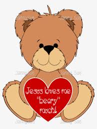 Valentine's day activity pack with christmas behind us and winter in full swing (we just got 10 inches of snow dumped on us here in southern oregon), i wanted to get a head start on planning out some upcoming holidays! Download Jesus Loves Me Valentine Coloring Pages With Beary Jesus Loves You Beary Much Full Size Png Image Pngkit