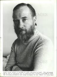 1986 Press Photo Robert Stone author Children of Light