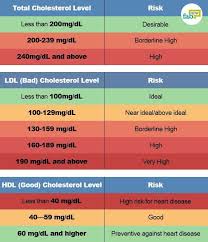 Cholesterol Level Chart What Causes High Cholesterol