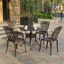 We did not find results for: 5 Piece Heavy Duty Cast Aluminum Round Patio Dining Table Set With 4 Chairs High Back Arm Outdoor Set Garden Furniture Sets Aliexpress