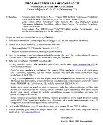 200) 20219269 smas taruna bakti jawa barat kota bandung. Pengumuman Ppdb Gelombang 3 Sma Taruna Bakti Bandung Sma Taruna Bakti