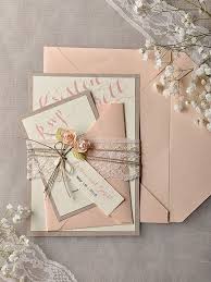 Glamorous Blush Wedding Ideas To Inspire Modwedding Peach Wedding Invitations Rustic Chic Wedding Invitation Vintage Wedding Invitations Lace