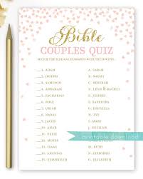 Bible Couples Quiz Printable Bridal Shower Game Famous Etsy Printable Bridal Shower Games Couples Bridal Shower Couples Quiz