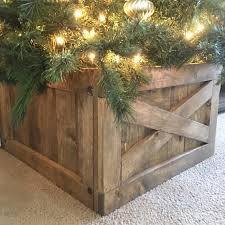 Tree nest contemporary christmas tree skirt christmas tree collar square base christmas tree stand cover durable xmas tree decor (white large). Christmas Tree Box Tree Skirt Alternative Wood Tree Box Etsy Christmas Tree Box Rustic Christmas Tree Christmas Tree Base
