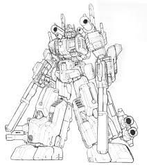Gambar Mewarnai Optimus Prime