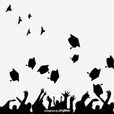 creative silhouette elements of black and white sarkozy graduation cap silhouette bachelor cap celebrating png transparent clipart image and psd file for fre black and white artwork black and white cartoon