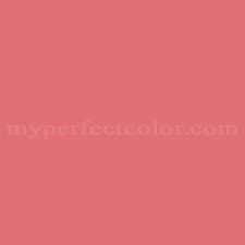 Well green is the contrasting color to red, so a lighter tint of green, maybe more of a lime color would look good. Benjamin Moore 1320 Florida Pink Precisely Matched For Paint And Spray Paint