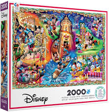 This ceaco jigsaw puzzle combines family entertainment with a distinctive. Amazon Com Ceaco 2000 Piece Disney Pixar Disney Mickey S Carnival Jigsaw Puzzle Kids And Adults Toys Games