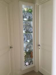 My New China Cabinet For A Small Apartment Built As A Wall Niche Cabinet Between Wall Small China Cabinet Wall Niche Ideas Living Room Small Kitchen Cabinets
